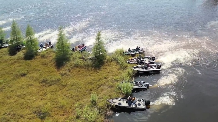 你见过用船推动浮岛的吗?不推会怎么样?