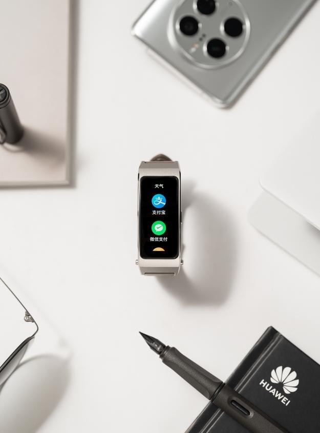 华为手环b7图赏:精致时尚,通话清晰,更是你的腕上得力助手_腾讯新闻