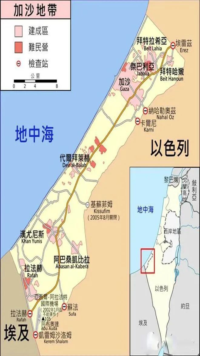 据加沙和埃及消息人士称,拉法口岸是不受以色列控制的加沙主要出口点