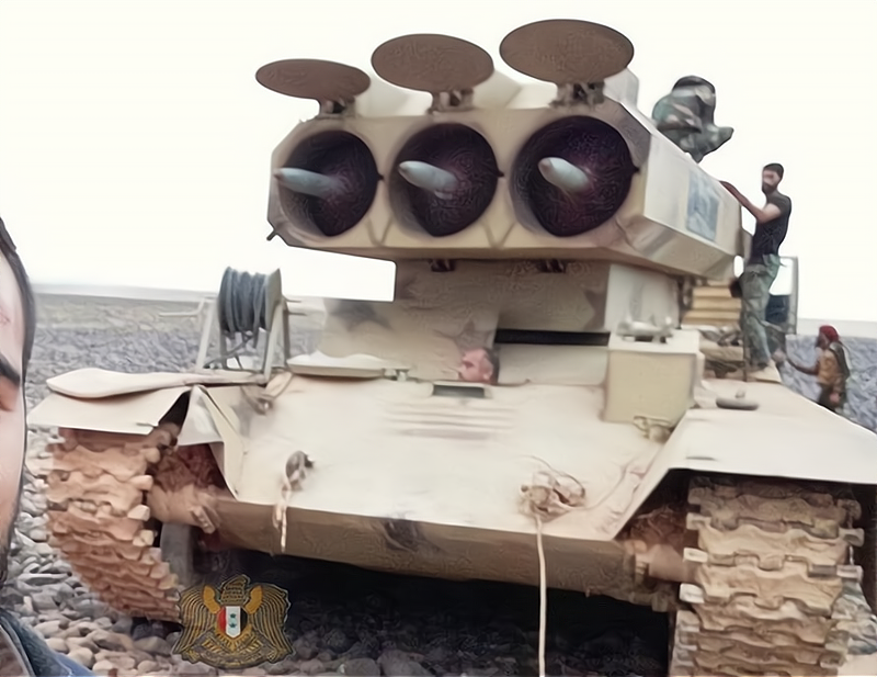 这装备多少带着点仇恨戈兰1000自行火箭炮