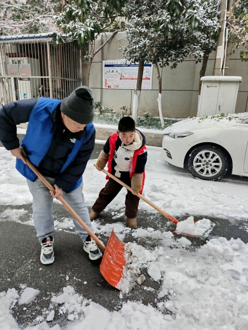 城市摄影队杨红冰摄于汉阳桥机四小区2月3日,江岸区丹水池小学党支部
