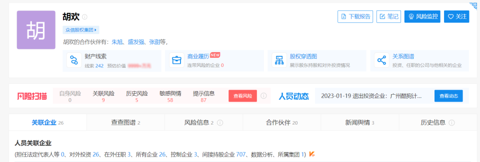 360周鸿祎离婚：前妻胡欢分得90亿，已经取得新加坡永久居留权！_腾讯新闻