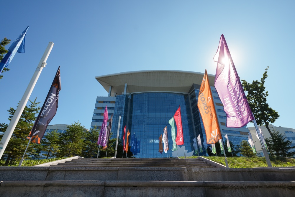 今年的东方经济论坛在符拉迪沃斯托克的远东联邦大学举办,议程包括