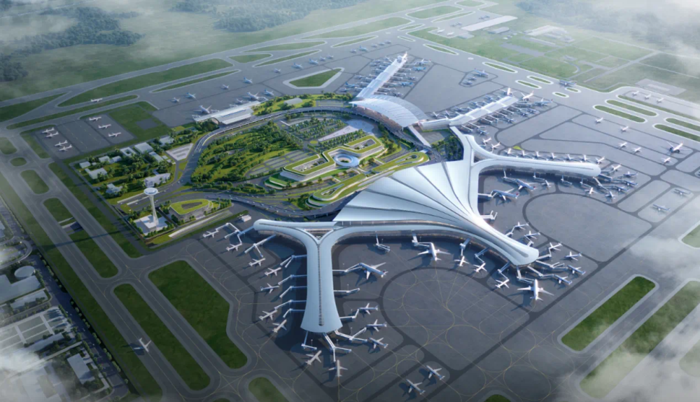 南昌昌北机场高铁站地铁站施工有序推进离昌九高铁通车又进一步