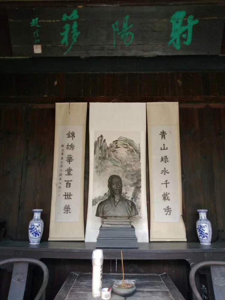 在淮安,参观吴承恩故居