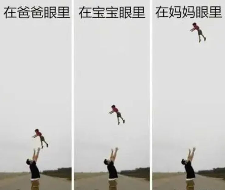 “举高高”又出事故，娃从头顶摔地上，带娃这些动作别做了_腾讯新闻
