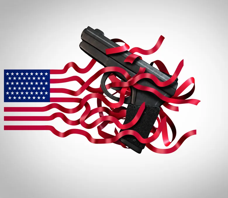 只是美国枪支问题的一部分,还包括家庭暴力,帮派杀戮,意外枪击和自杀