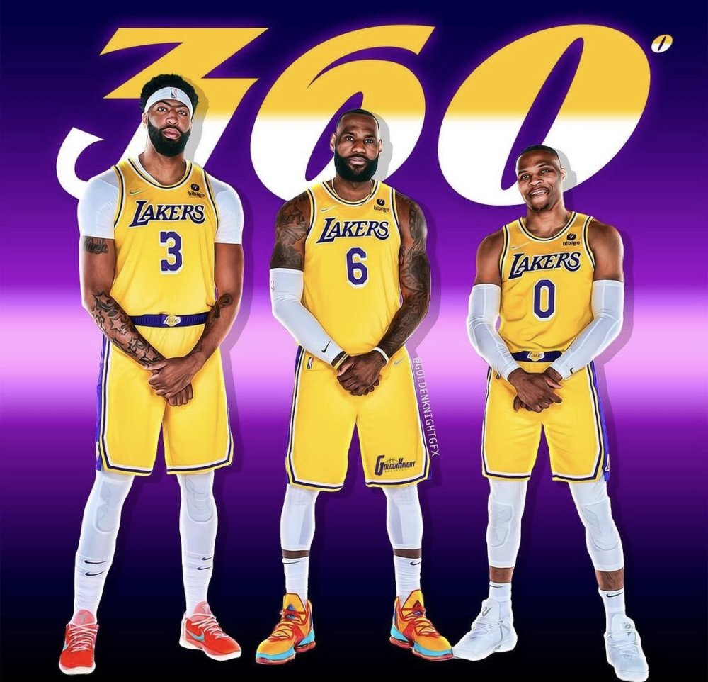 威少15分11助攻0失误更是不易复制,湖人能赢雄鹿可以说是三巨头携手