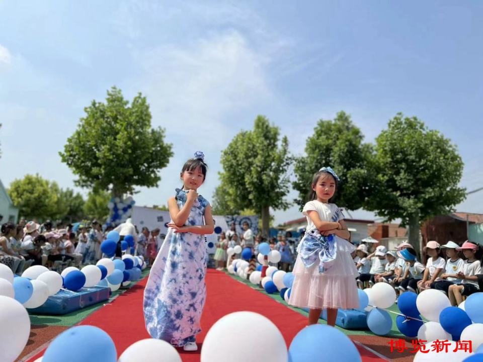 玩泥巴,快乐涂鸦,扎染时装秀……桓台县果里镇实验幼儿园多彩活动庆"