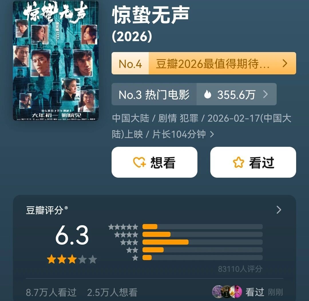 《驚蟄無聲》被差評不冤！前半部出軌男與女特務，結尾強行反轉無間道