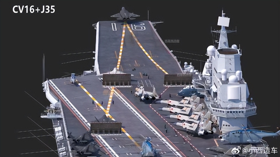 王者归来,歼35出现在辽宁舰甲板,综合性能完胜英国级