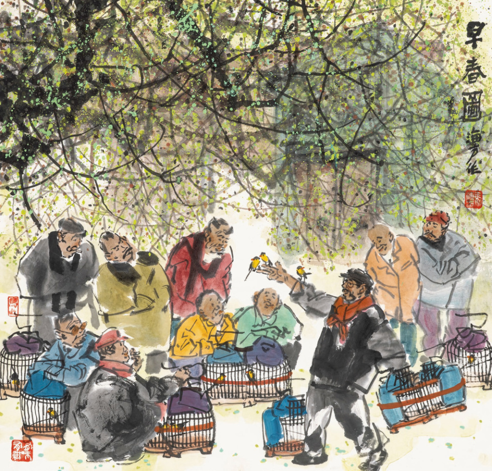 春色如许——李学明 马海方 金心明中国画作品展_腾讯新闻