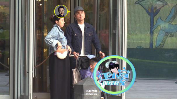 明道一家现身北京街头,太太肚大如箩快要生了,似路人一样接地气
