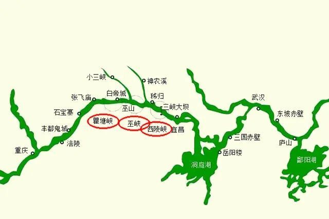 三峡水库位置地图图片