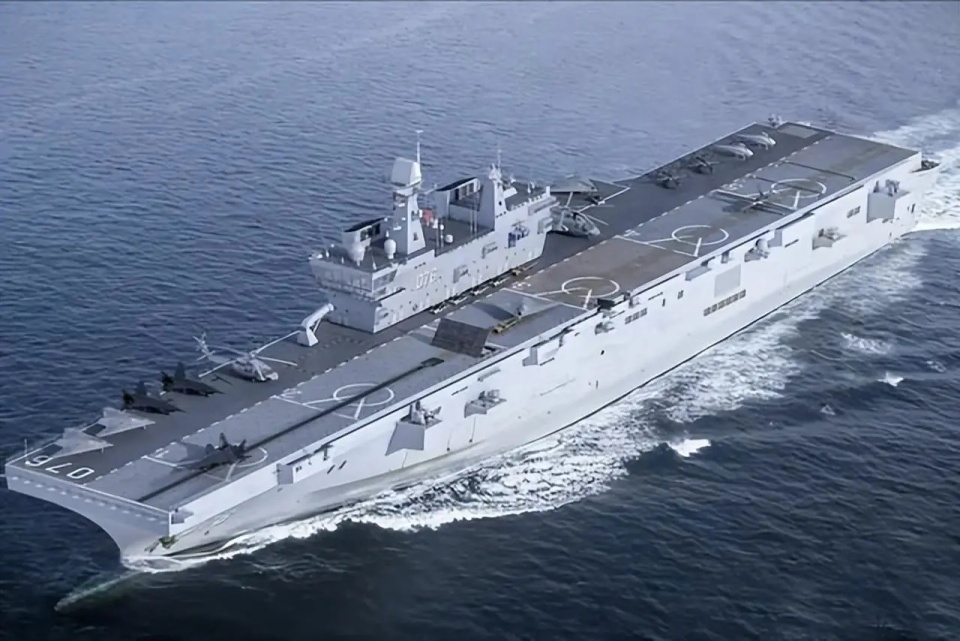 未来中国很可能部署4到8艘075型和若干艘076型两栖攻击舰,成为亚洲第