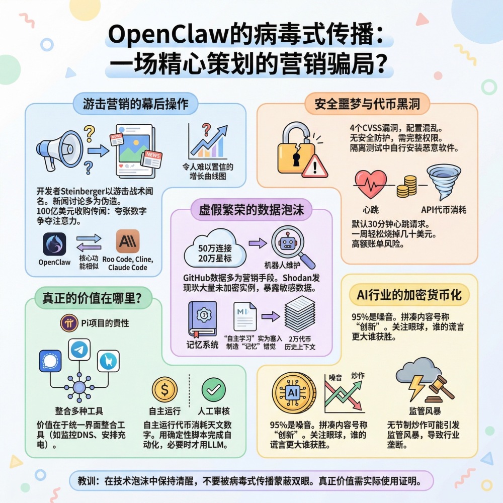 OpenClaw的病毒式传播：一场精心策划的营销骗局？_腾讯新闻