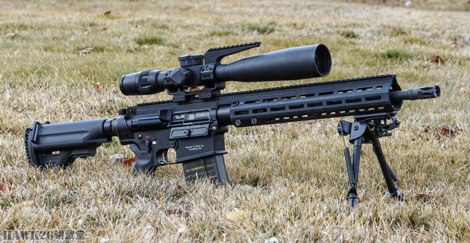 评测:黑克勒科赫mr762a1步枪 hk417民用版 射击精度有多高?_腾讯新闻