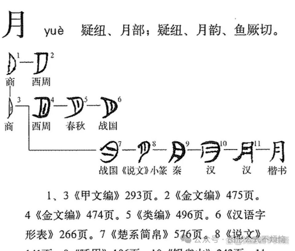 甲骨文夕图片