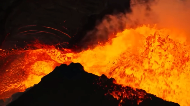 火山爆发三步卡图片图片