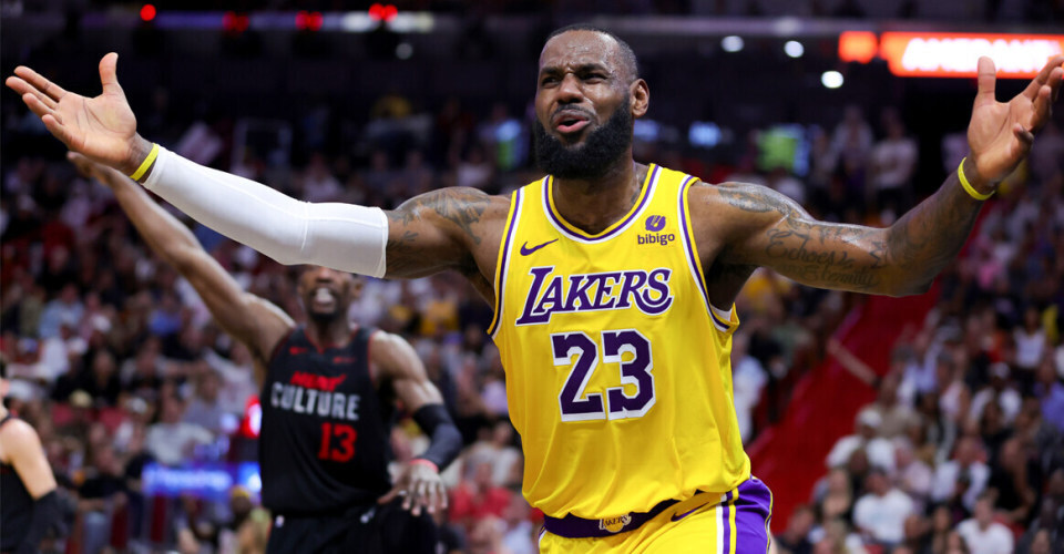 多项数据证湖人得利场均罚球差58次遥遥领先第二名共罚下对手13次