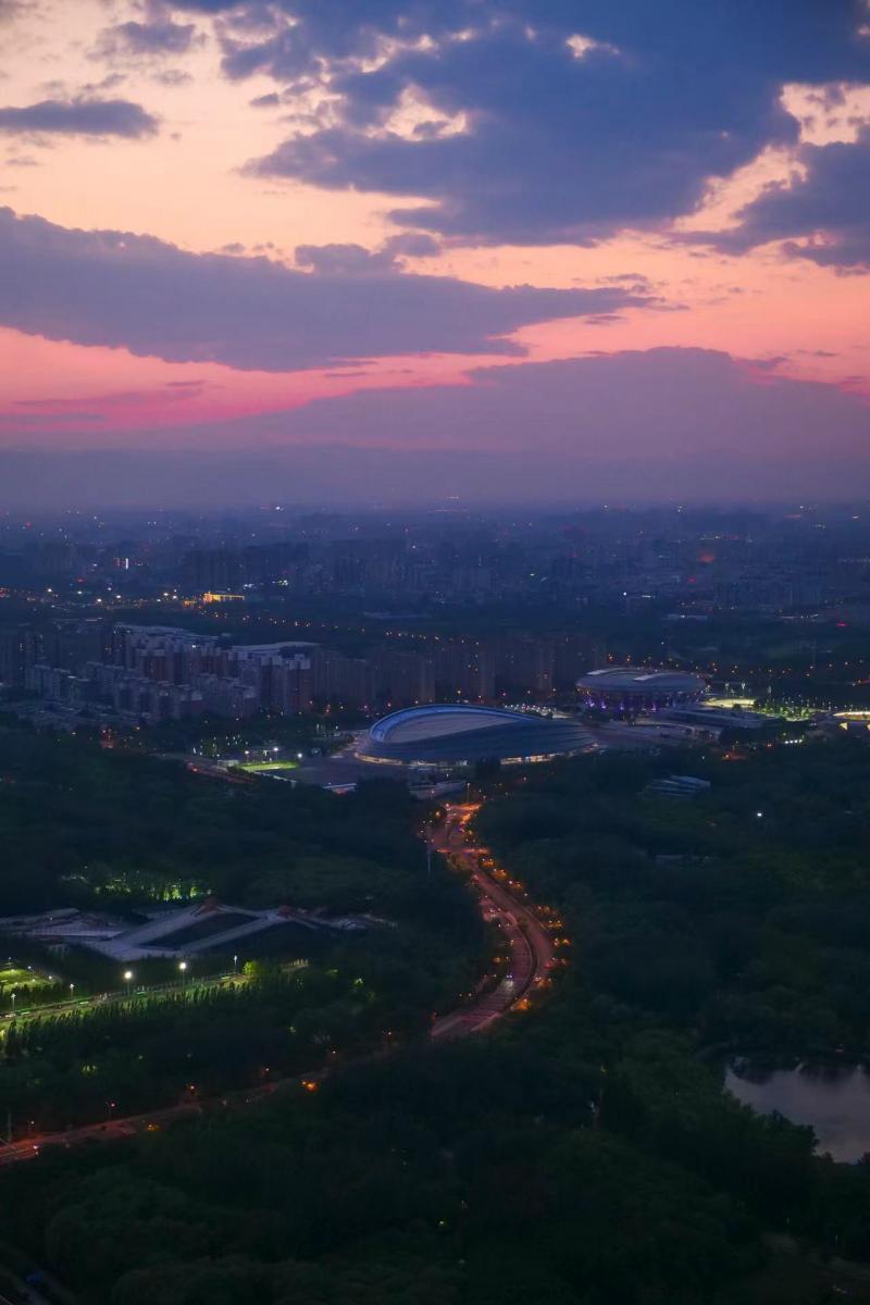 奥林匹克塔启动改造提升   观景台成北京"绝美日落"打卡点