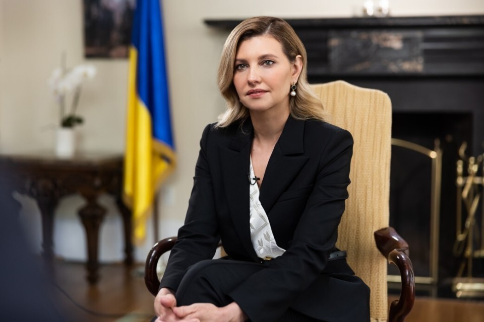 乌克兰总统夫人埃琳娜图片