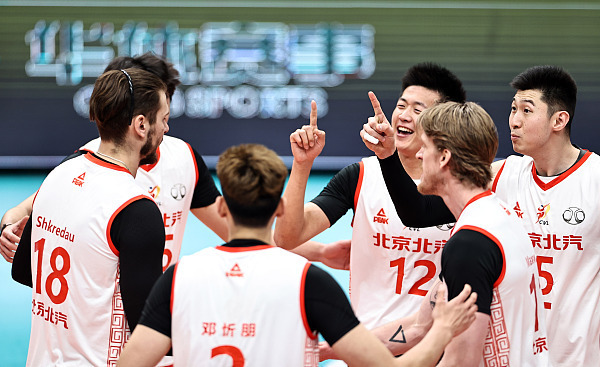 排超联赛扳平总比分北京北汽男排夺回卫冕主动权感谢京城观众助威