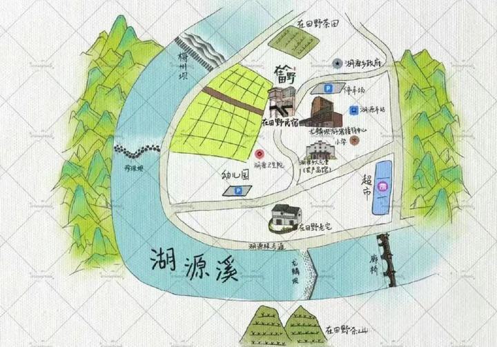 在田野民宿(龙鳞坝景区店)地址:富阳区湖源乡新一村新区第四排三幢"