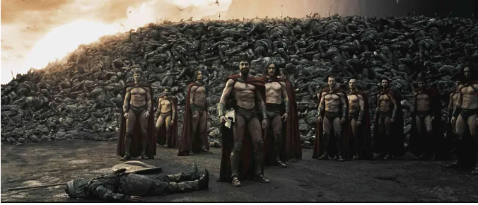 《斯巴达三百勇士》:穿着内裤奔向敌人的中二时代