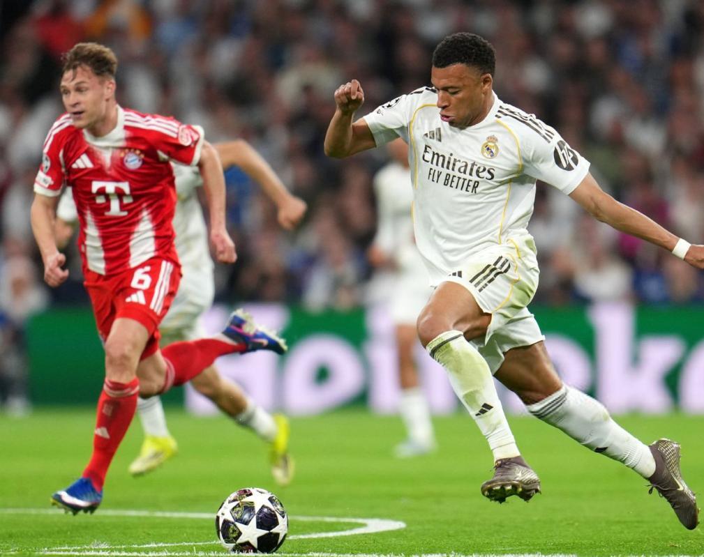 姆巴佩破球荒難阻敗局，皇馬1-2拜仁雙線受阻，阿森納絕殺止連敗