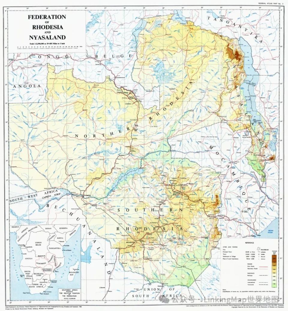 中南部非洲:赞比西河串起的高原群,班图人最集中的地区