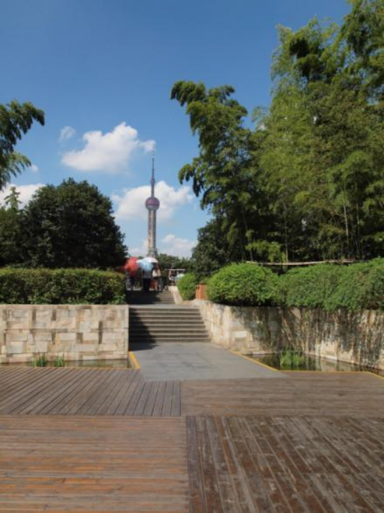 上海爷叔游览古城公园