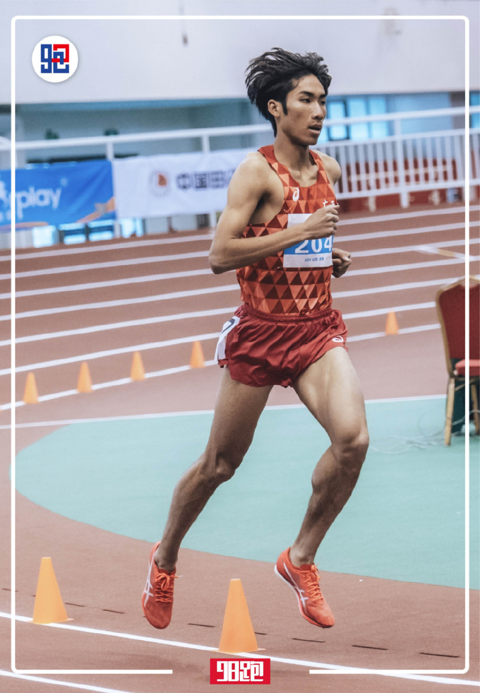 男子800米预赛中,广西名将刘德助以1:46