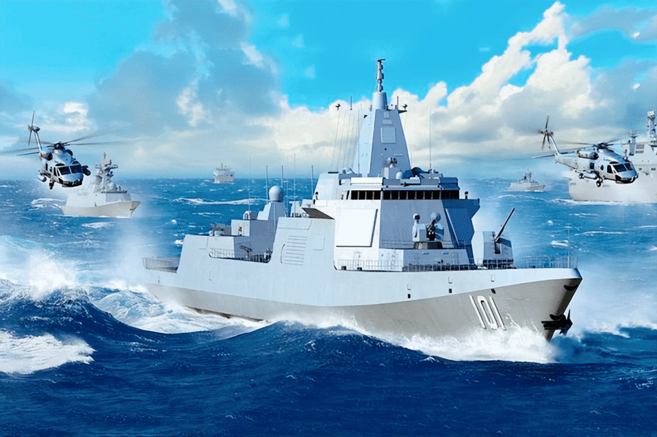 055型升级版来袭055b大驱或配备反航母装备定向能武器