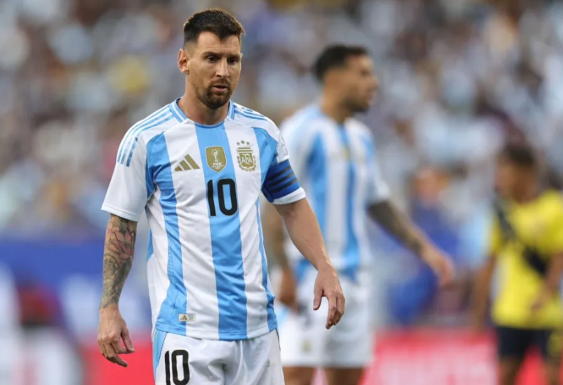 热身赛阿根廷1比0厄瓜多尔,迪玛利亚建功,梅西替补登场未能破荒