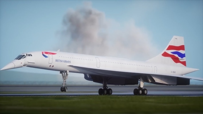 超音速的协和客机,机头为什么是向下的?起飞后又恢复原样了?