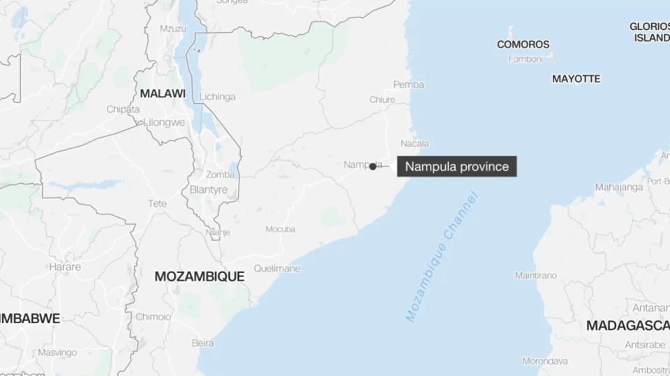 莫桑比克海运研究所官员洛伦索·马查多周一在国家电视台宣布,一艘