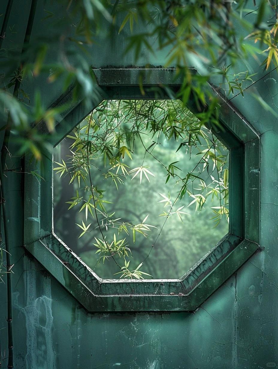 苍苍竹林寺,杳杳钟声晚.36句竹林美景诗句:所到之处明净透彻