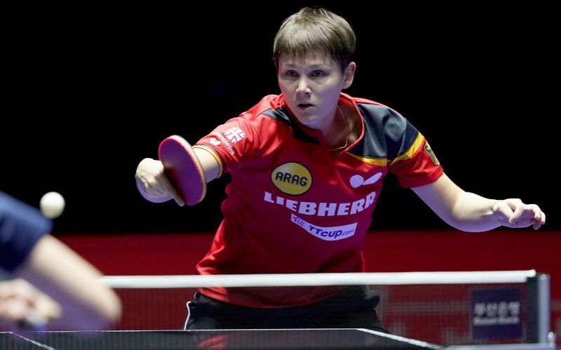 妮娜是德国女队二号主力,仅次于削球名将韩莹,世界排名第16位,综合