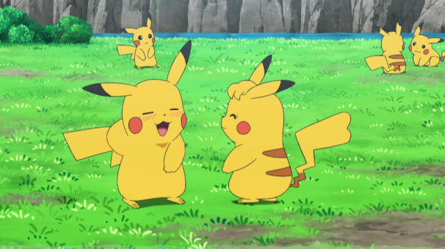 宝可梦:盘点不同皮卡丘的个体差异,皮神强大的秘密和它发型有关_腾讯