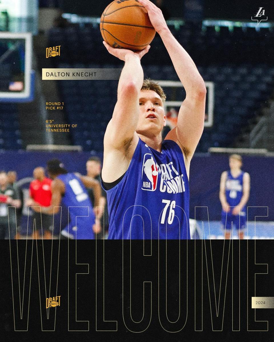 湖人官方欢迎克内克特！佩林卡直言捡到宝雷迪克已经为他设计战术-腾讯新闻