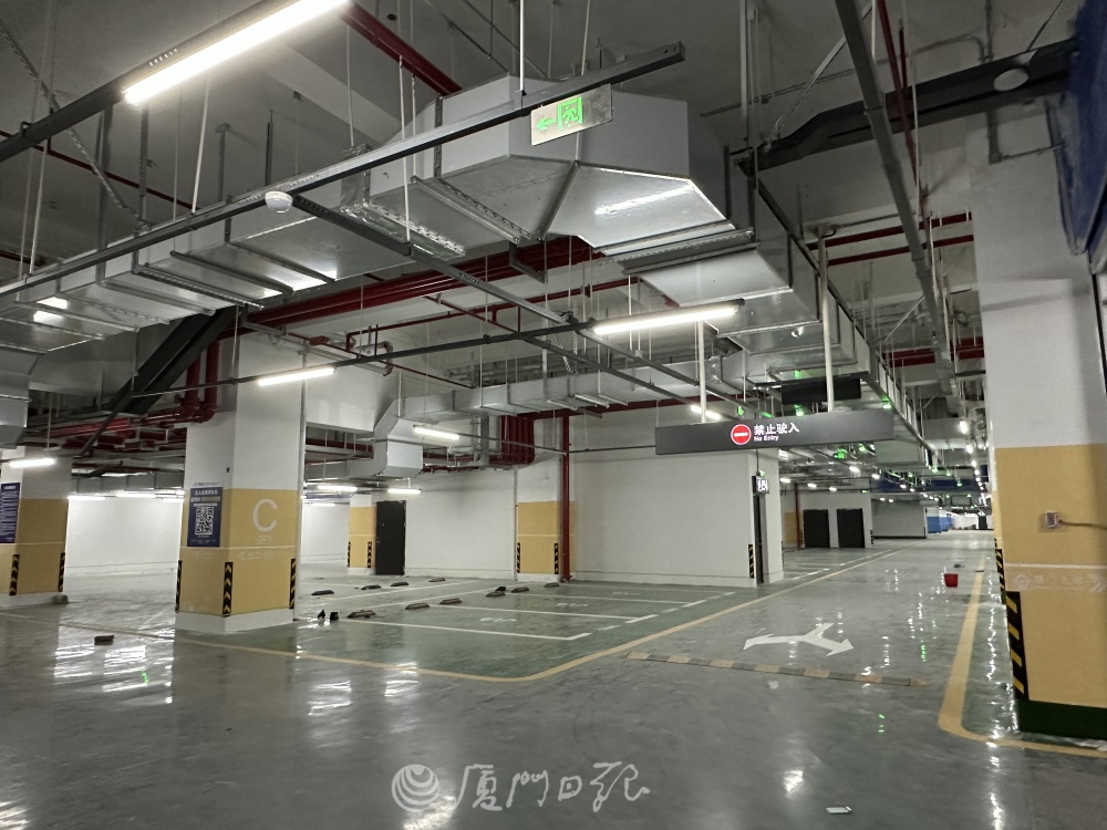 厦门北站北广场地下停车场正式启用