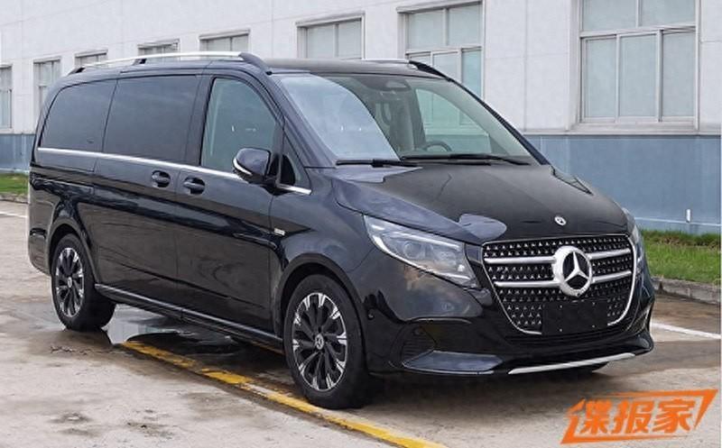 现款4788万元起售新款奔驰v级实车曝光外观有所调整