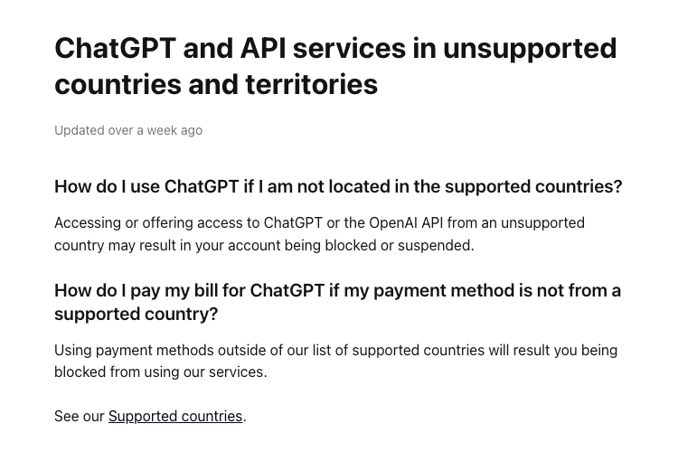 openai停止中国等国家和地区api服务,国产大模型官宣 欢迎搬家