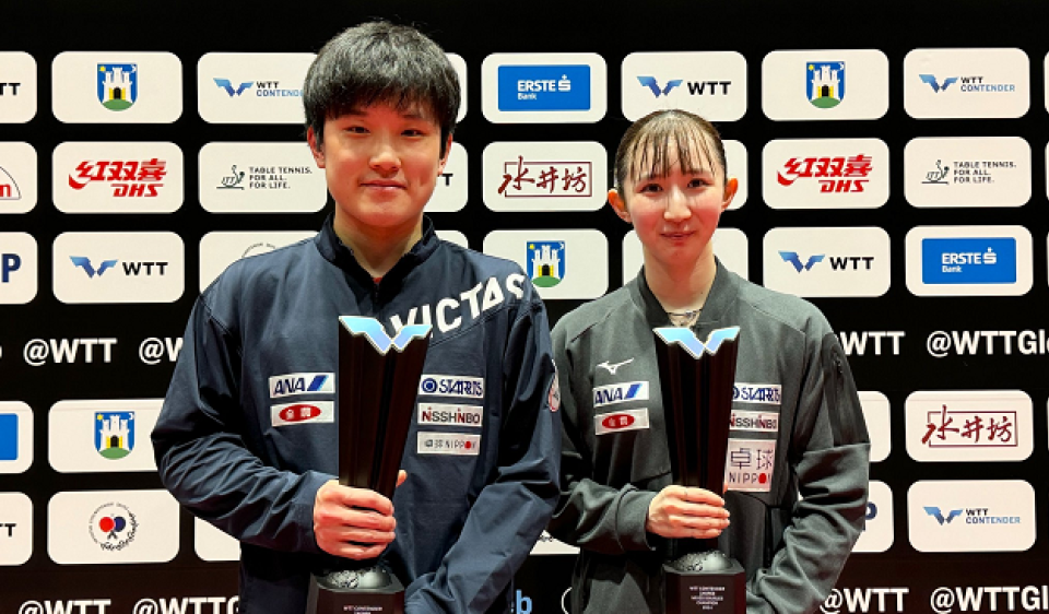 3-2!张本早田混双夺冠 欲挑战莎头组合 复制伊藤水谷隼神迹