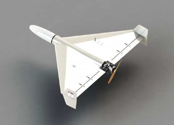 沙赫德-136无人机采用三角翼造型,发动机后置,红外特征不明显.