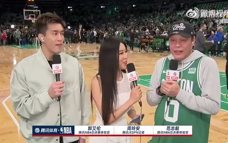 碎嘴无敌!同台解说,郭艾伦高情商发言让范志毅朱芳雨下不来台