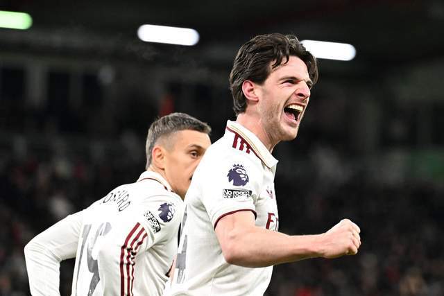 3-2！1.2億天王雙響，賴斯定乾坤，阿森納7連勝，靜候曼城犯錯 - 