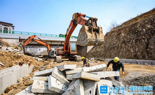 威海131项城建重点工程开工七成