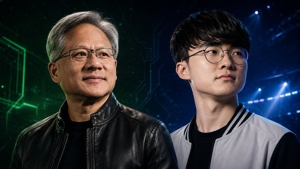 韩媒：黄仁勋将寻访T1，推进与英雄联盟Faker的会面_腾讯新闻